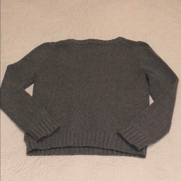 Fossil Grey Sweater with Rose Gold Studs ✨ - Picture 5 of 6